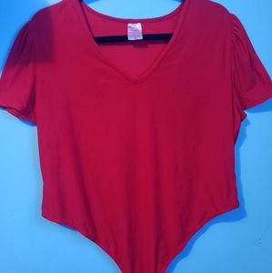 Red bodysuit